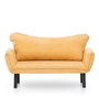 Atelier Del Sofa Chatto - Sofá-Cama de 2 Plazas Amarillo Mostaza
